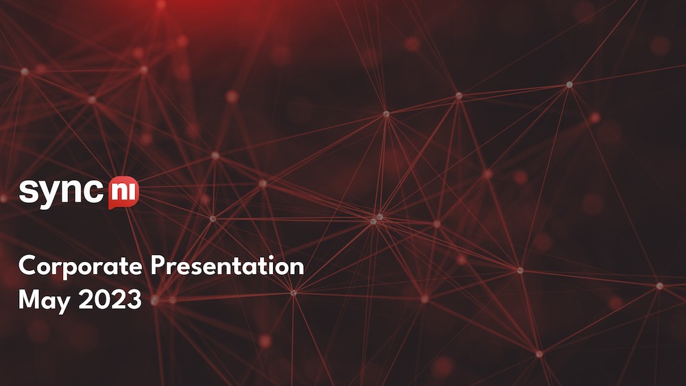 Download the Sync NI Corporate Presentation